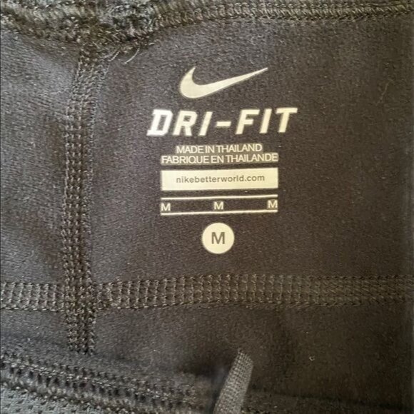 Nike Black Dri- FIT Running Workout Sweatpants Size M - Picture 7 of 8